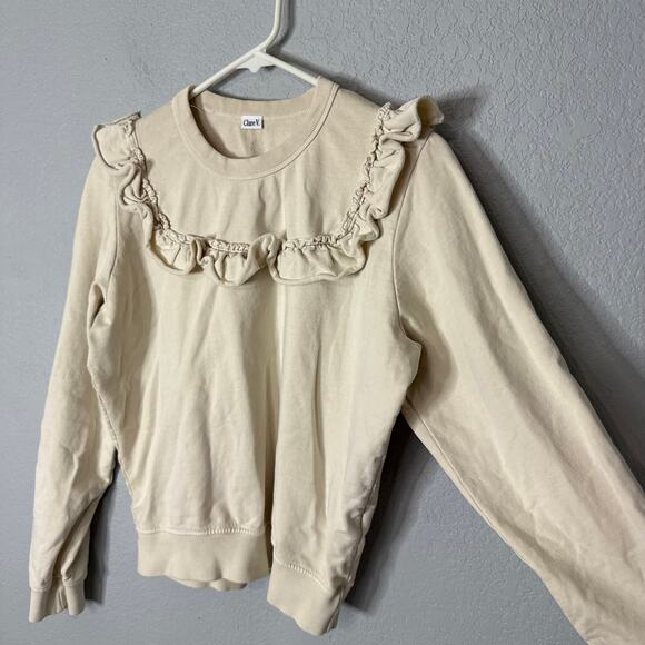 Clare V. Charlotte Sweatshirt Size Small - Picture 4 of 10